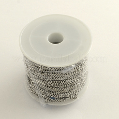 Tarnish Resistant 304 Stainless Steel Curb Chains&nbsp;CHS-R008-03