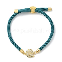 Adjustable Nylon Cord Bracelets&nbsp;X-BJEW-C096-01G-17