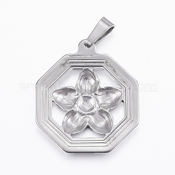 Non-Tarnish 304 Stainless Steel Pendants&nbsp;STAS-K162-116P