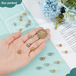 20Pcs 2 Colors Stainless Steel Charms&nbsp;STAS-BC0004-11