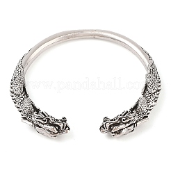 Tibetan Style Alloy Cuff Bangles&nbsp;BJEW-P337-03AS