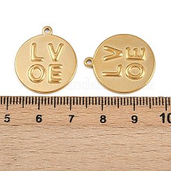 304 Stainless Steel Pendants&nbsp;STAS-L295-15G