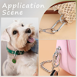 6Pcs Alloy Spring Gate Rings&nbsp;FIND-SP0001-24P