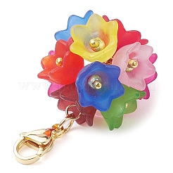 Hydrangea Flower Acrylic Pendant Decoration&nbsp;HJEW-TA00294