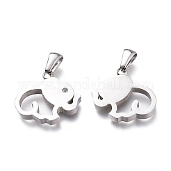 304 Stainless Steel Pendants&nbsp;STAS-Z006-04P