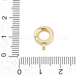 Brass Spring Gate Rings&nbsp;KK-G522-10G