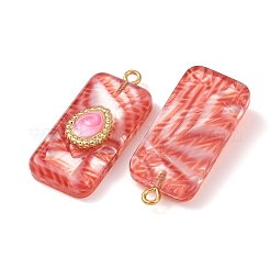 304 Stainless Steel Resin Pendants&nbsp;STAS-F352-07C-04