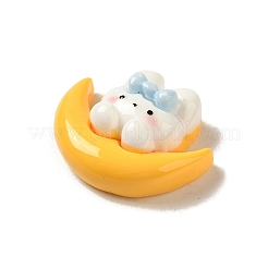 Sleeping Theme Opaque Resin Decoden Cabochons&nbsp;CRES-L043-A07