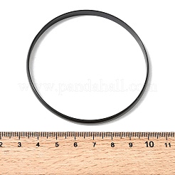 304 Stainless Steel Plain Bangles for Women Men&nbsp;BJEW-Z167-01M-02