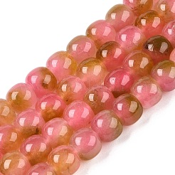 Dyed Natural White Jade Beads Strands&nbsp;G-T138-D10