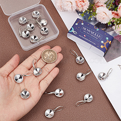 20Pcs Brass Hooks&nbsp;PALLOY-SC0004-25
