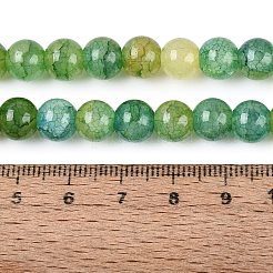 Baking Paint Crackle Glass Beads Strands&nbsp;GLAA-Q106-03A-20