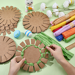 15Pcs Flower Knitting Basket Paper Cards&nbsp;DIY-WR0005-48