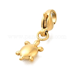 Tortoise 304 Stainless Steel Pendant Decorations&nbsp;STAS-R159-10G
