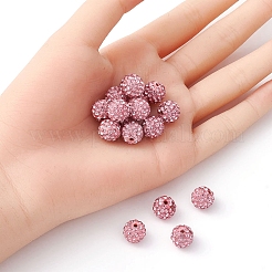 Pave Disco Ball Beads&nbsp;RB-YW0001-10B