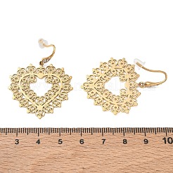 304 Stainless Steel Rhinestone Dangle Earrings&nbsp;SA-CBAD2D2-01G-B