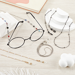 4Pcs 4 Styles Iron & Alloy Eyeglasses Chains&nbsp;AJEW-CN0002-75A