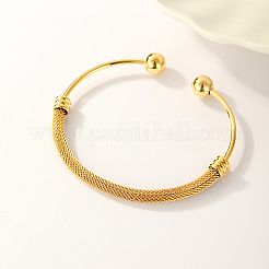 201 Stainless Steel Cuff Bracelet for Women&nbsp;TM3907