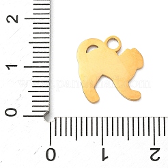 304 Stainless Steel Enamel Halloween Theme Charms&nbsp;STAS-Z164-03G-01