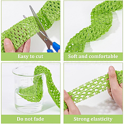 Elastic Crochet Headband Ribbon&nbsp;WCOR-BC0001-01