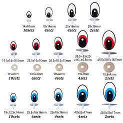 Plastic Craft Doll Eyes&nbsp;DIY-GA0008-06