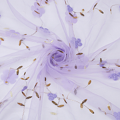 Polyester Embroidered Mesh Fabrics&nbsp;DIY-WH0622-616C