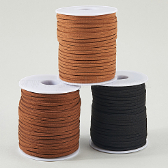 3 Rolls 3 Colors Flat Faux Suede Cord&nbsp;OCOR-CL0001-07
