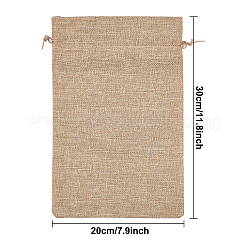 Burlap Packing Pouches Drawstring Bags&nbsp;ABAG-BC0001-23