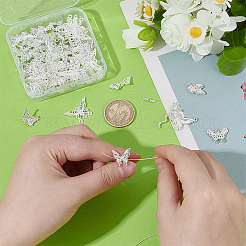 80Pcs 8 Styles DIY Butterfly Jewerly Making Finding Kits&nbsp;FIND-WR0012-21