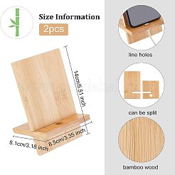 Bamboo Mobile Phone Holders&nbsp;AJEW-WH0248-138