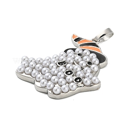 Halloween Brass Enamel Pendants&nbsp;KK-F915-02B-P