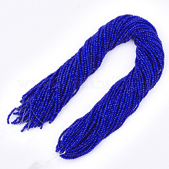 Opaque Solid Color Glass Beads Strands&nbsp;GLAA-S178-12B-04