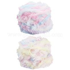 2 Rolls 2 Colors Polyester & Nylon Yarn&nbsp;OCOR-CY0002-40C