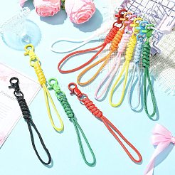 16Pcs 8 Colors Polyester Mobile Straps&nbsp;HJEW-CJ00097