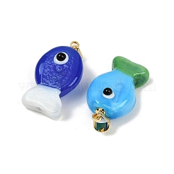 Handmade Lampwork Pendants&nbsp;LAMP-A007-01G-01