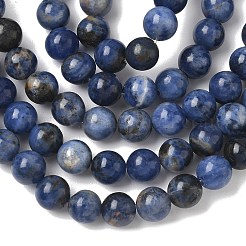 Natural Sodalite Beads Strands&nbsp;X-G-G515-6mm-07