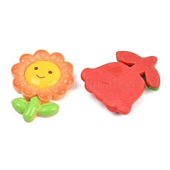 Opaque Resin Cabochons&nbsp;CRES-I051-03