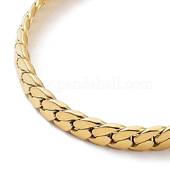 Ion Plating(IP) 304 Stainless Steel Curb Chain Bracelet&nbsp;BJEW-K226-01B-G