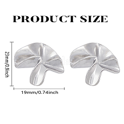 1 Pair Zinc Alloy Stud Earrings&nbsp;EJEW-LP0009-09P