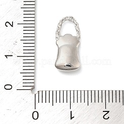 Brass Micro Pave Cubic Zirconia Pendants&nbsp;LS-KK-I380-18P
