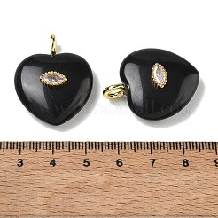 Natural Obsidian Pendants&nbsp;G-P585-03G-12
