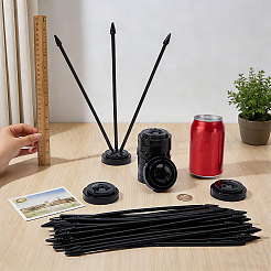 Plastic Flag Display Basement&nbsp;ODIS-WH0086-224C