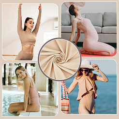 Stretch Nylon Fabric&nbsp;DIY-WH0726-012B
