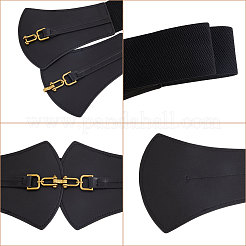 3Pcs 3 Colors Imitation Leather Elastic Corset Belts&nbsp;AJEW-GL0002-23