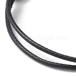 Adjustable Waxed Polyester Cord Bracelet Making&nbsp;AJEW-JB01317-03