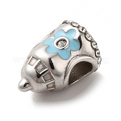 304 Stainless Steel Enamel European Beads&nbsp;STAS-G308-24P