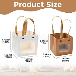 10Pcs 2 Styles Kraft Paper Bags&nbsp;ABAG-YW0001-22A