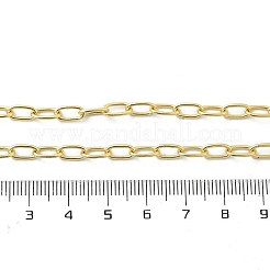 Brass Paperclip Chain Necklaces&nbsp;X-NJEW-A042-03G