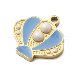 304 Stainless Steel Enamel Charms&nbsp;STAS-I336-03G-01