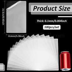 100Pcs Plastic Laminating Pouch Film Photo Protecting Sheets&nbsp;AJEW-WH0606-55F